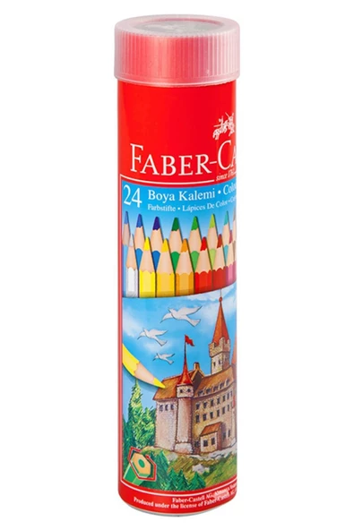 Faber Metal Tüpte Boya Kalemi  24 Renk