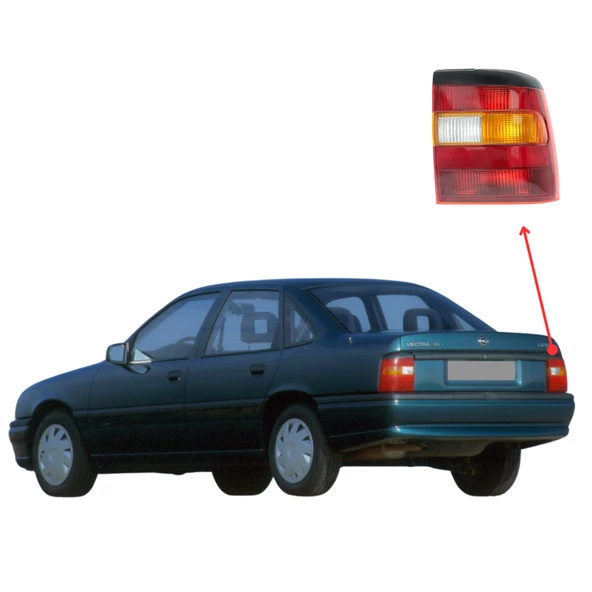 Opel Vectra A Sağ Yolcu Stop 93/95 Model Uyumlu - 2