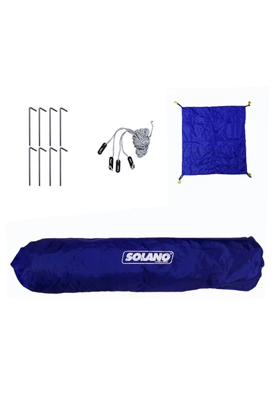 Otomatik Kamp Çadırı Su Itici 3-4 Kişilik (200*185*120) Kamp, Balık, Festival, Outdoor, Afet Çadırı - 5