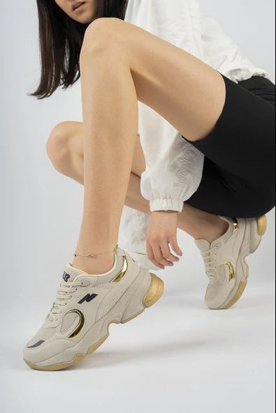 Lambırlent 7190 Unisex Yüksek Taban Senakers Spor Ayakkabı - 9