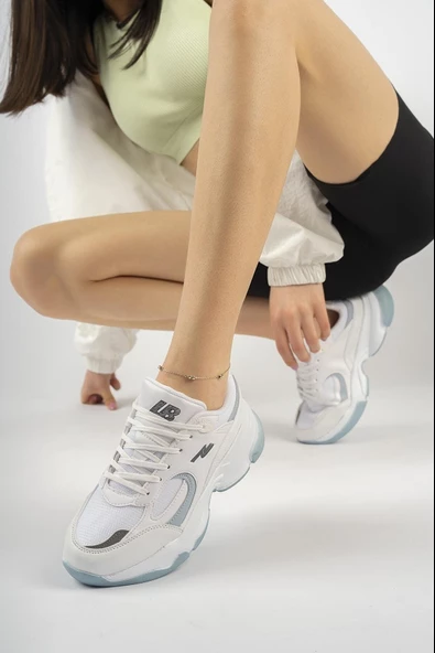 Lambırlent 7190 Unisex Yüksek Taban Senakers Spor Ayakkabı - 11