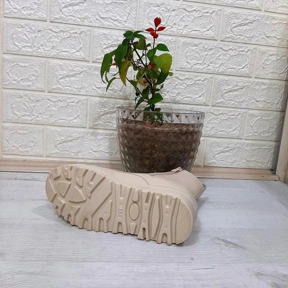 Polact 23001 Bej  Fermuarlı Bağacaklı Kız Çocuk Bot - Resim 5