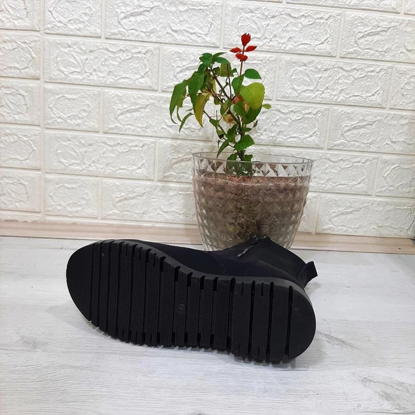 Fiyra ıgn11 Siyah Zümrüt Fermuar Süslü Kız Çocuk Bot - 5