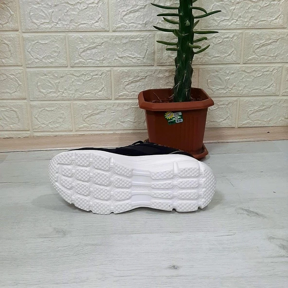 Kinetix Melly Pu Siyah Fuspetli Dolgu Topuk Bayan Spor Ayakkabı - 12