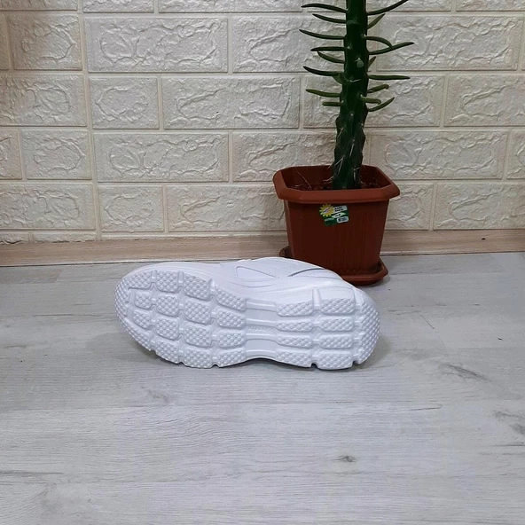 Kinetix Melly Pu Beyaz Fuspetli Dolgu Topuk Bayan Spor Ayakkabı - 11