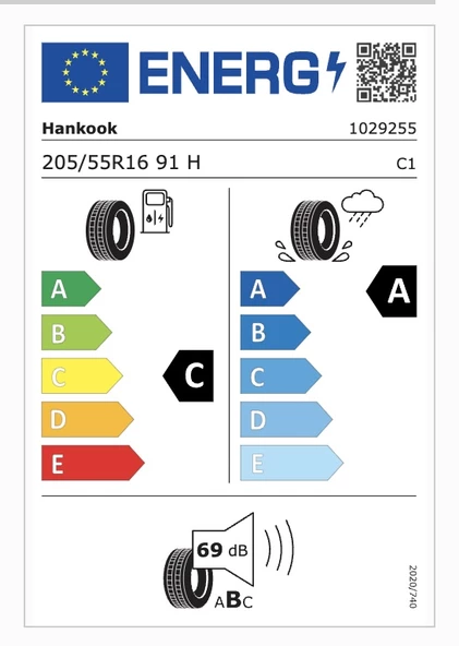 Hankook 205/55R16 91H Ventus Prıme 4 K135 C-B-69 Yaz Oto Lastiği (Üretim Yılı: 2024) - 2