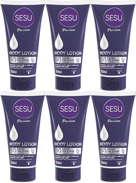 Sesu Vücut Losyonu 175ML (Body Lotıon) (6 Lı Set)