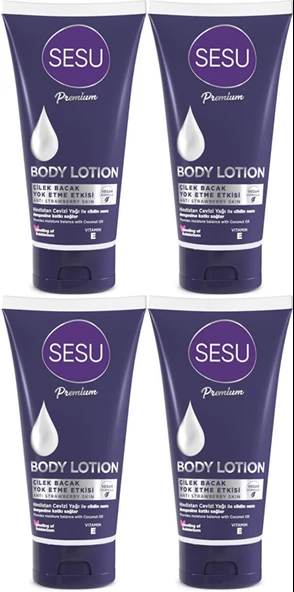 Sesu Vücut Losyonu 175ML (Body Lotıon) (4 Lü Set)