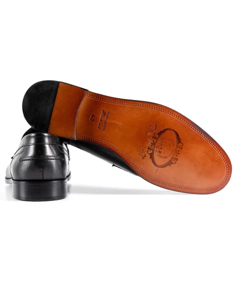 Allaturca Siyah Hakiki Deri Klasik Erkek Ayakkabı - 3