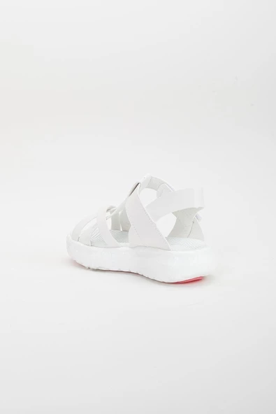 Şirinbebe Şiringenç Yüz Direkli Çapraz Bantlı Ortopedik Beyaz Kız Bebek Kız Çocuk Sandalet - Resim 6