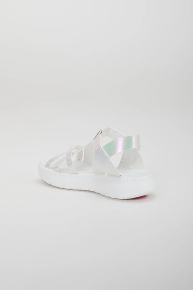 Şirinbebe Şiringenç Yüz Direkli Çapraz Bantlı Ortopedik Sedef Kız Bebek Kız Çocuk Sandalet - 9