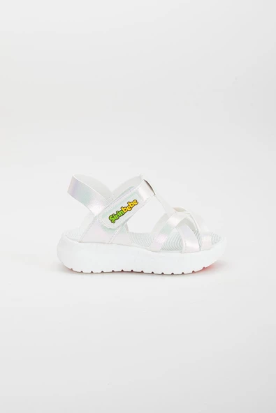 Şirinbebe Şiringenç Yüz Direkli Çapraz Bantlı Ortopedik Sedef Kız Bebek Kız Çocuk Sandalet - 4