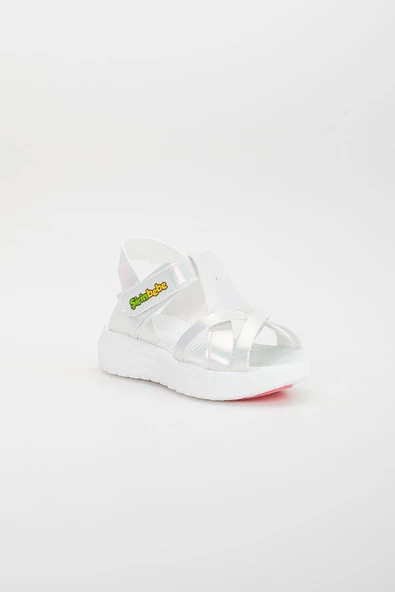 Şirinbebe Şiringenç Yüz Direkli Çapraz Bantlı Ortopedik Sedef Kız Bebek Kız Çocuk Sandalet - 5