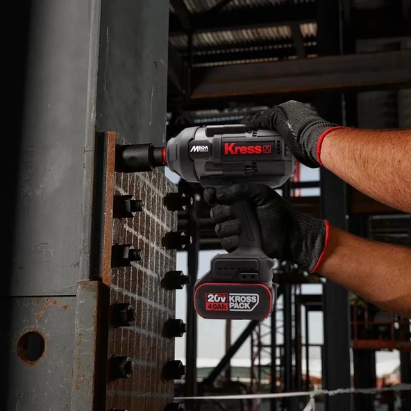 Kress KUB35.91 20Volt 1700Nm Kömürsüz Profesyonel Şarjlı Somun Sıkma (Akü Dahil Değildir) - 7