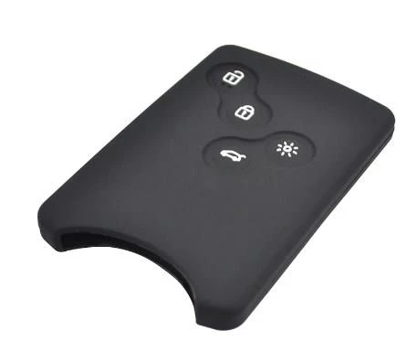 Renault Clio Megane Fluence Kart Silikon Anahtar Kılıfı Koruyucu - 3