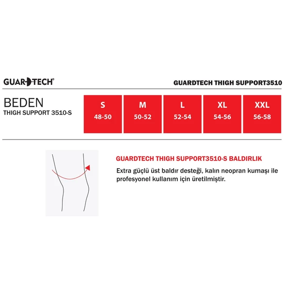 Guardtech Thigh Support  3510- - 5