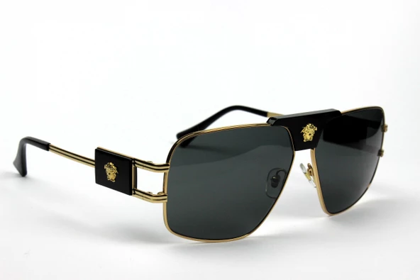 Versace VE 2251 63 100287 Erkek Güneş Gözlüğü 63 Gold - 2