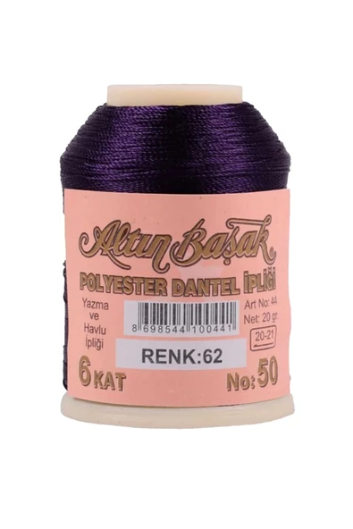 3 Adet Altınbaşak Oya ve Dantel İpi 20 gr - Royaleks - No: 062 - 3