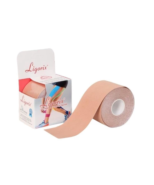Ligorix Kinesio Tape Ağrı Bandı 5cmX5m Ten - 1