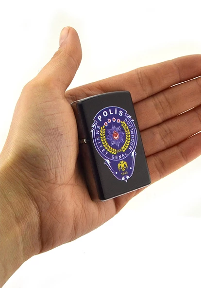 Polis Logolu Çakmak - Asker Künye Seti - 2