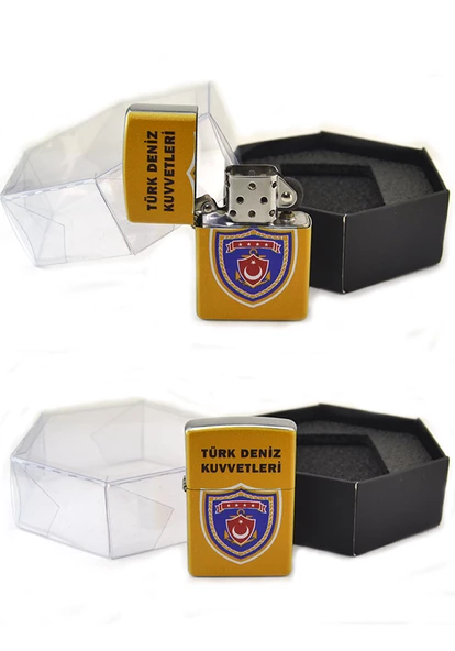 Türk Deniz Kuvvetleri Baskılı Çakmak Açık Renk - 5