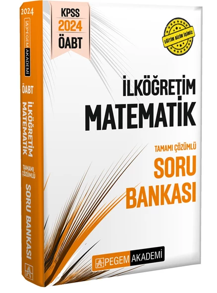 2024 Pegem ÖABT İlköğretim Matematik Soru Bankası