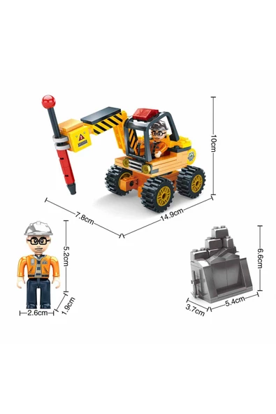 Construction 144 Parça İnşaat Seti ile Mühendis Olmanın Zamanı! - 2