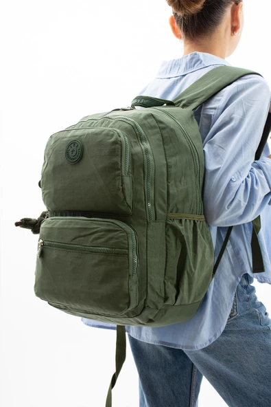 571 collections Ultra Hafif Çok Cepli Sırt Çantası (571-2D) Yeşil - Resim 2