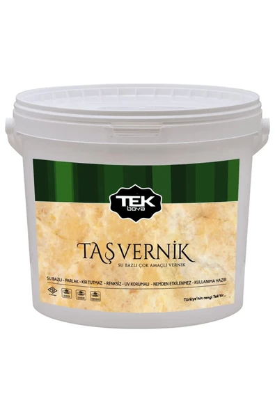 TEK TAŞ VERNİK SU BAZLI 2.5 LT