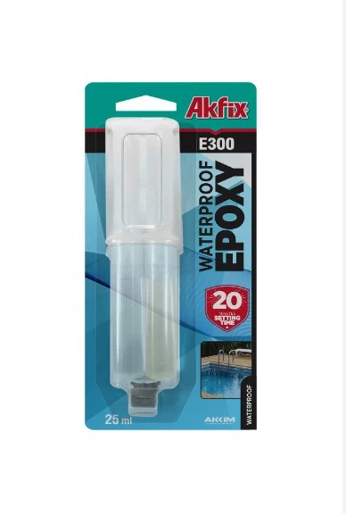 AKFİX E300 SUYA DAYANIKLI EPOKSİ YAPIŞTIRICI 25ML