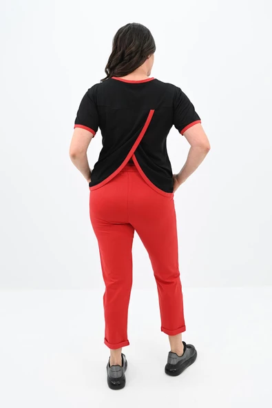 Kadın Büyük Beden Sırt Detaylı Eşofman Takımı 3804-23 - 10
