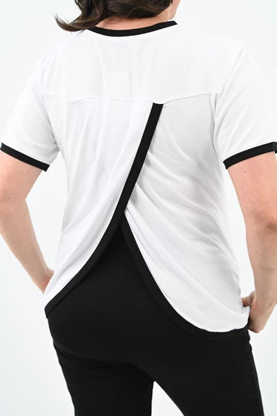 Kadın Büyük Beden Sırt Detaylı Eşofman Takımı 3804-23 - 5