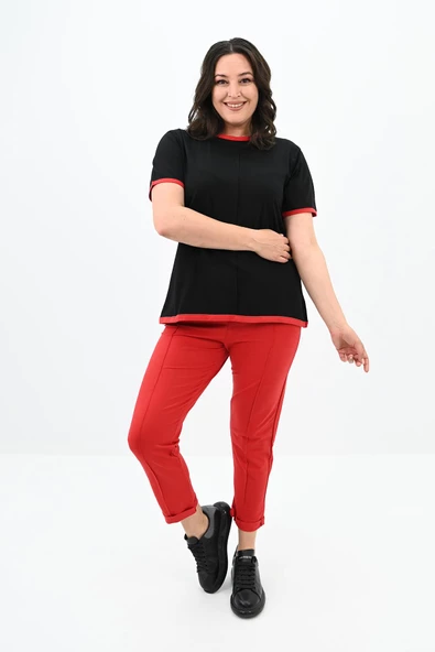 Kadın Büyük Beden Sırt Detaylı Eşofman Takımı 3804-23 - 7