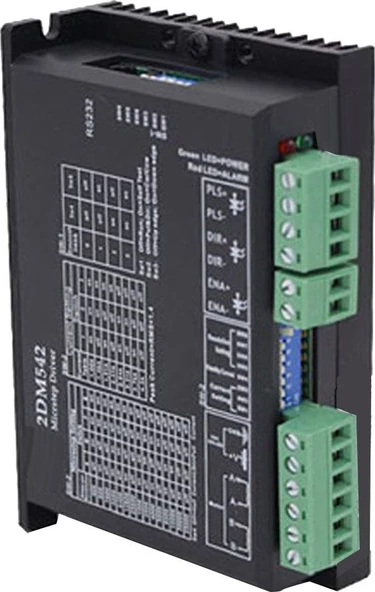 DM542 2 Faz 4.2A Step Motor Sürücü - 24-48VDC NEMA23 Uyumlu - Resim 4
