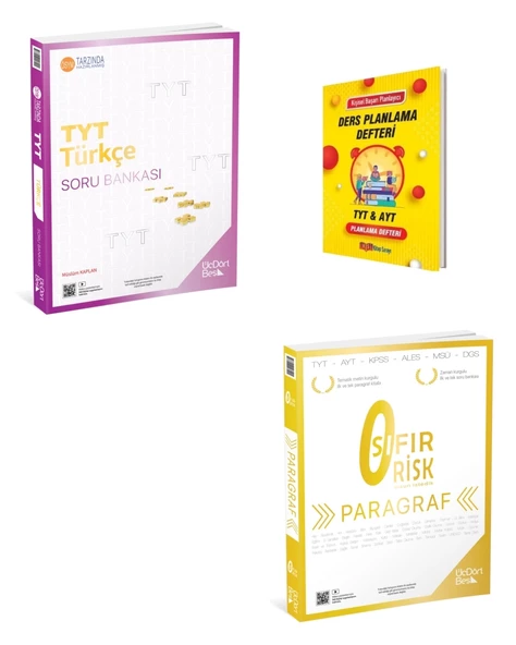 TYT 2025 Türkçe ve Sıfır Risk Paragraf Soru Bankaları