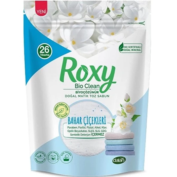 Dalan Dalan Roxy Bio Clean Matik Sabun Tozu 800Gr Bahar Çiçekleri