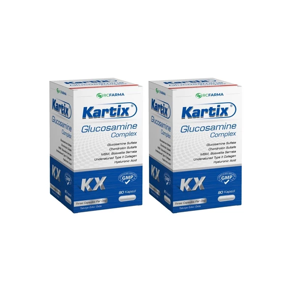 Kartix Glucosamine Chondroitin Msm 90 Kapsül X 2 Adet