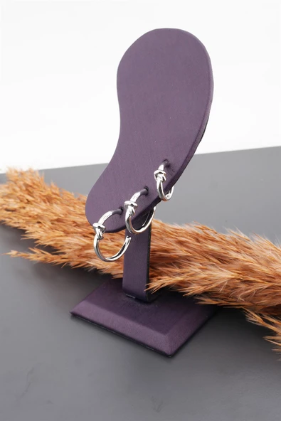 Kadın Basic  3 Boy 3'lü küpe Seti - 2