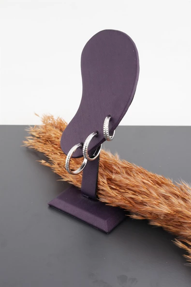 Kadın Basic 3 Boy 3'lü küpe Seti ürün görseli