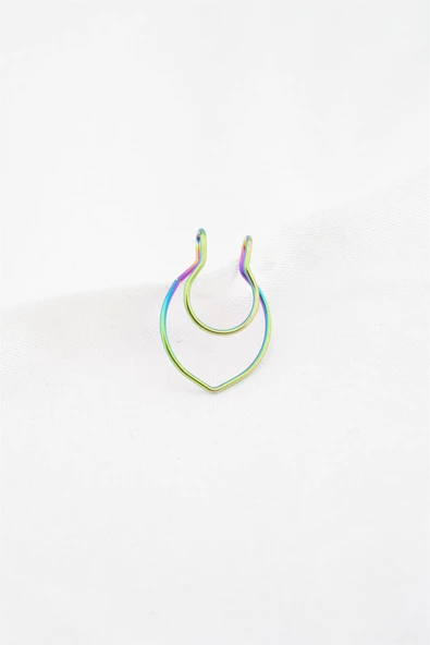 Kadın Sıkıştırmalı Çelik Kıkırdak Küpe