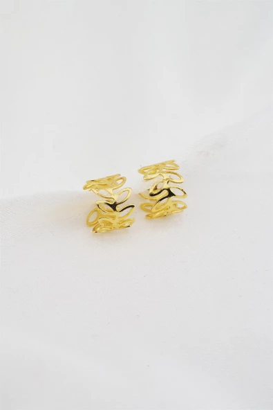 Kadın 2'li Çelik Kıkırdak Küpe