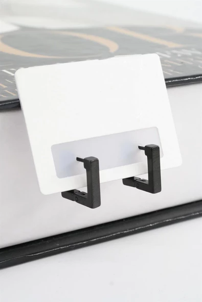 Kadın 316 L Paslanmaz Çelik 1.5 cm Kare Küpe ürün görseli