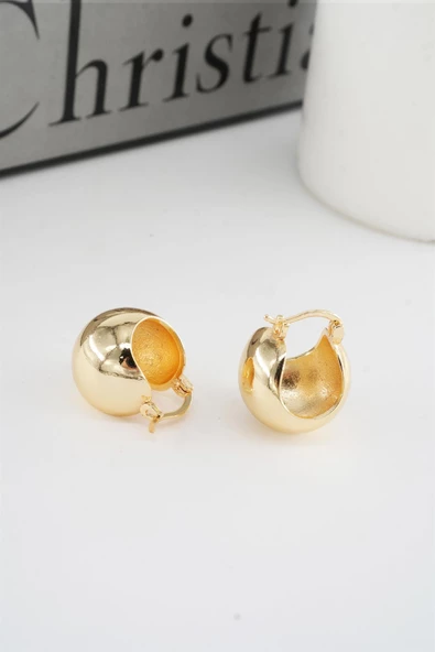 Kadın Vip Seri 1.8 cm Oval Model Küpe