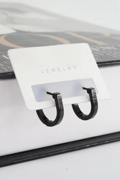 Kadın 316 L Paslanmaz Çelik 2 cm Geometrik Model Küpe ürün görseli