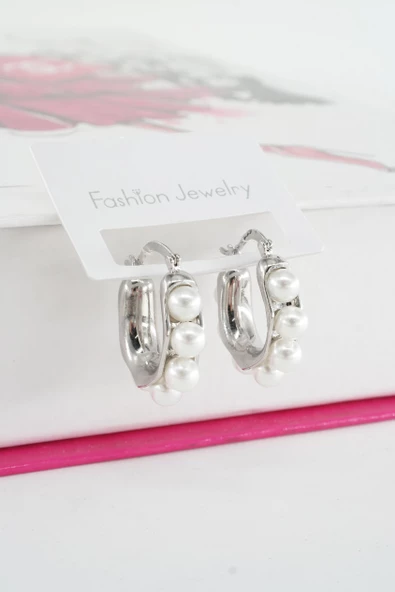 Kadın Vip Seri Suni İncili Küpe Seti ürün görseli