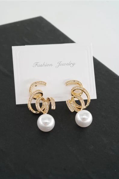 Kadın Vip Seri Baget Zirkon Taşlı  Küpe Seti ürün görseli