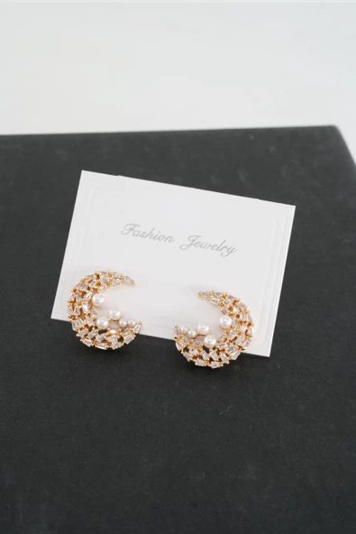 Kadın Vip Seri Baget Zirkon Taşlı  Küpe Seti ürün görseli