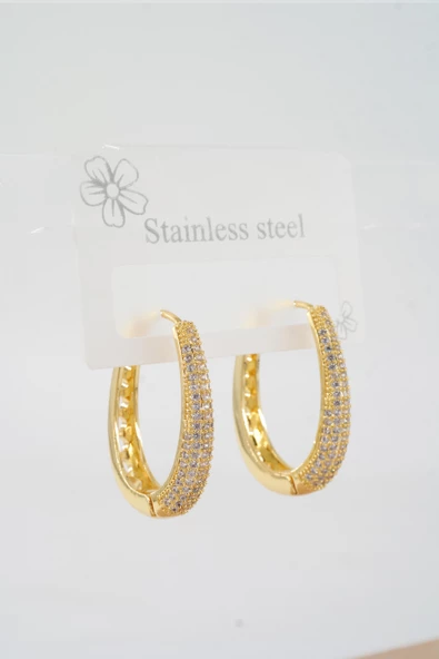 Kadın Vip Seri Özel Tasarım Baget Zirkon Taşlı Küpe Seti ürün görseli