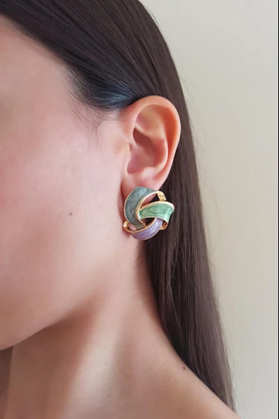 Kadın Vip Seri Özel Tasarım Küpe - Resim 2