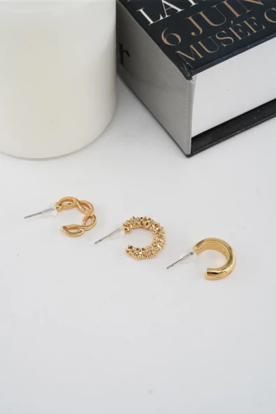 Kadın 3'lü küpe - 2